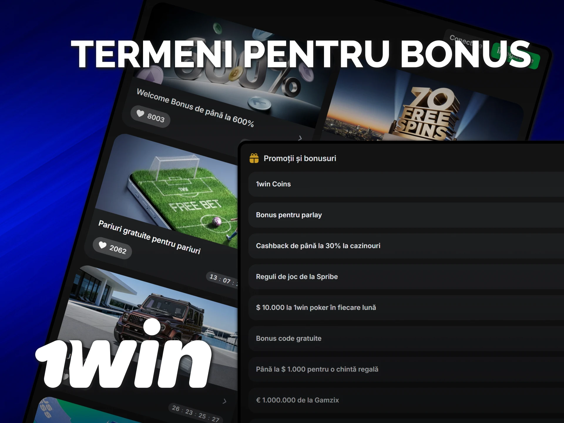 Citește toți termenii pentru bonus 1win înainte de a solicita retragerea.