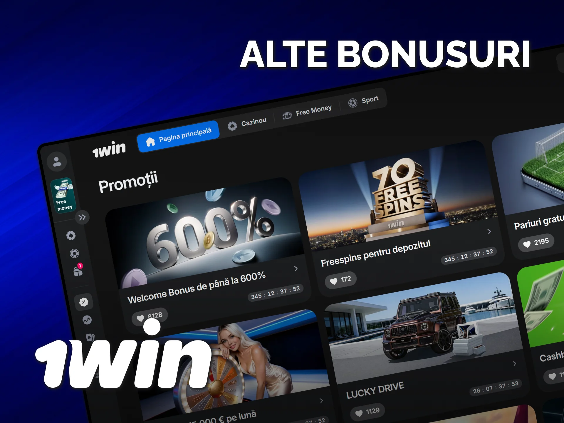 Explorează diverse alte bonusuri la 1win Moldova oficial.