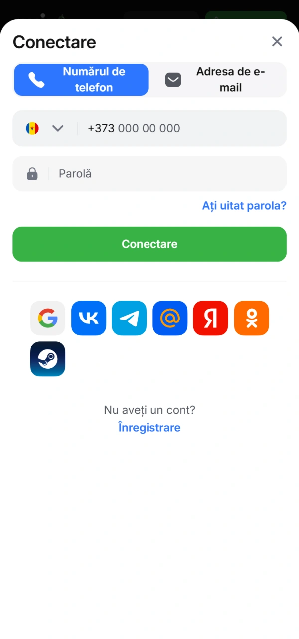 Conectați-vă pentru a utiliza rapid codul de bonus 1win.