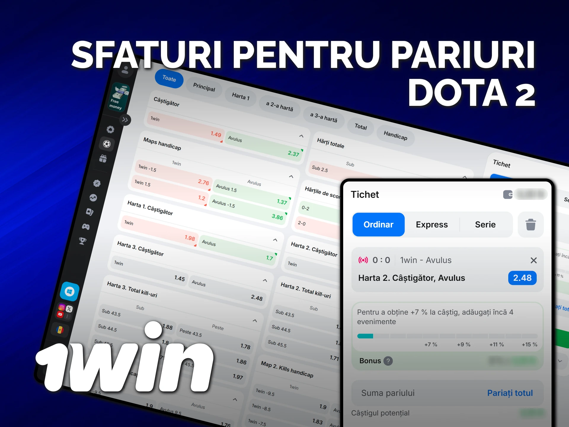 Aplică strategii de succes pentru a câștiga la pariuri Dota 2 1win.